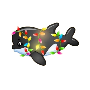 Festive Light Orca